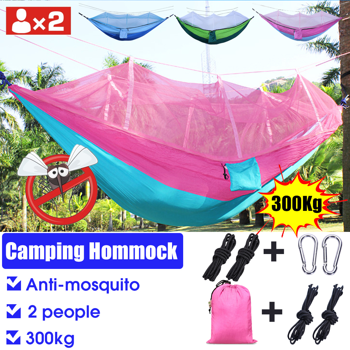 IPReereg-260140CM-With-Mosquito-Net-Portable-Travel-Hammock-Comfortable-Hommock-Camping-Bed-Fits-2-P-1726267-2