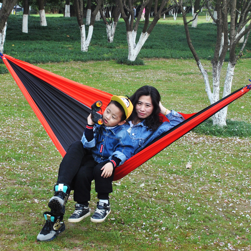 IPReereg-270x140CM-Outdoor-Portable-Double-Hammock-Parachute-Hanging-Swing-Bed-Camping-Hiking-1463510-2