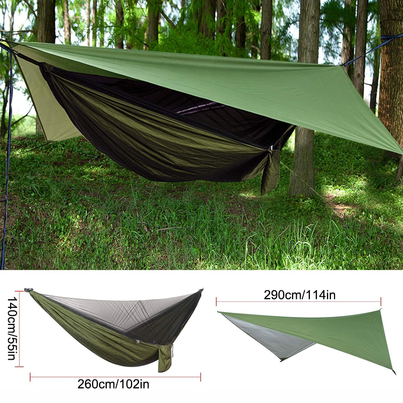 IPReereg-300KG-Max-Load-Camping-Hammock-And-Canopy-Portable-Nylon-Quick-Dry-Hammock-for-Hiking-Campi-1741505-4