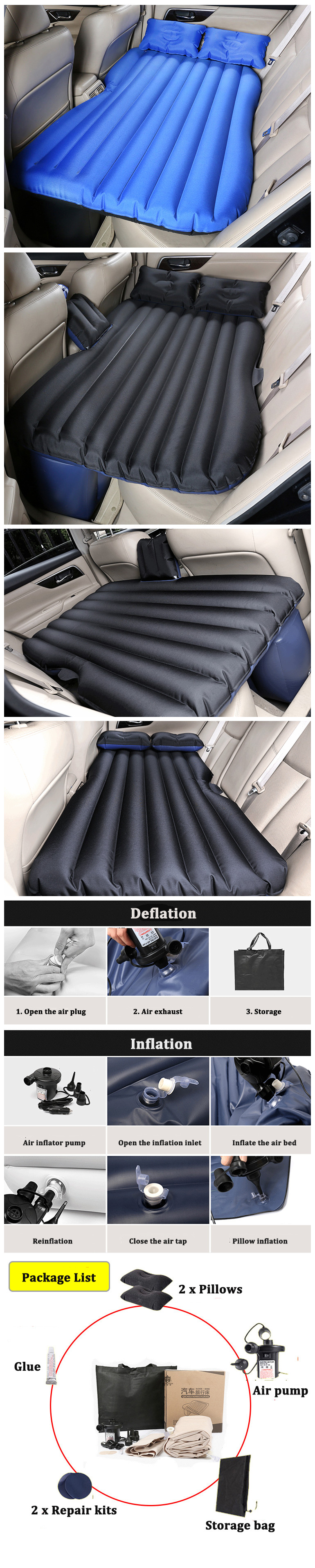 IPReereg-SUV-Inflatable-Air-Mattresses-Car-Back-Seat-Sleep-Bed-Camping-Travel-Flocking-Pad-Cushion-1270738-8