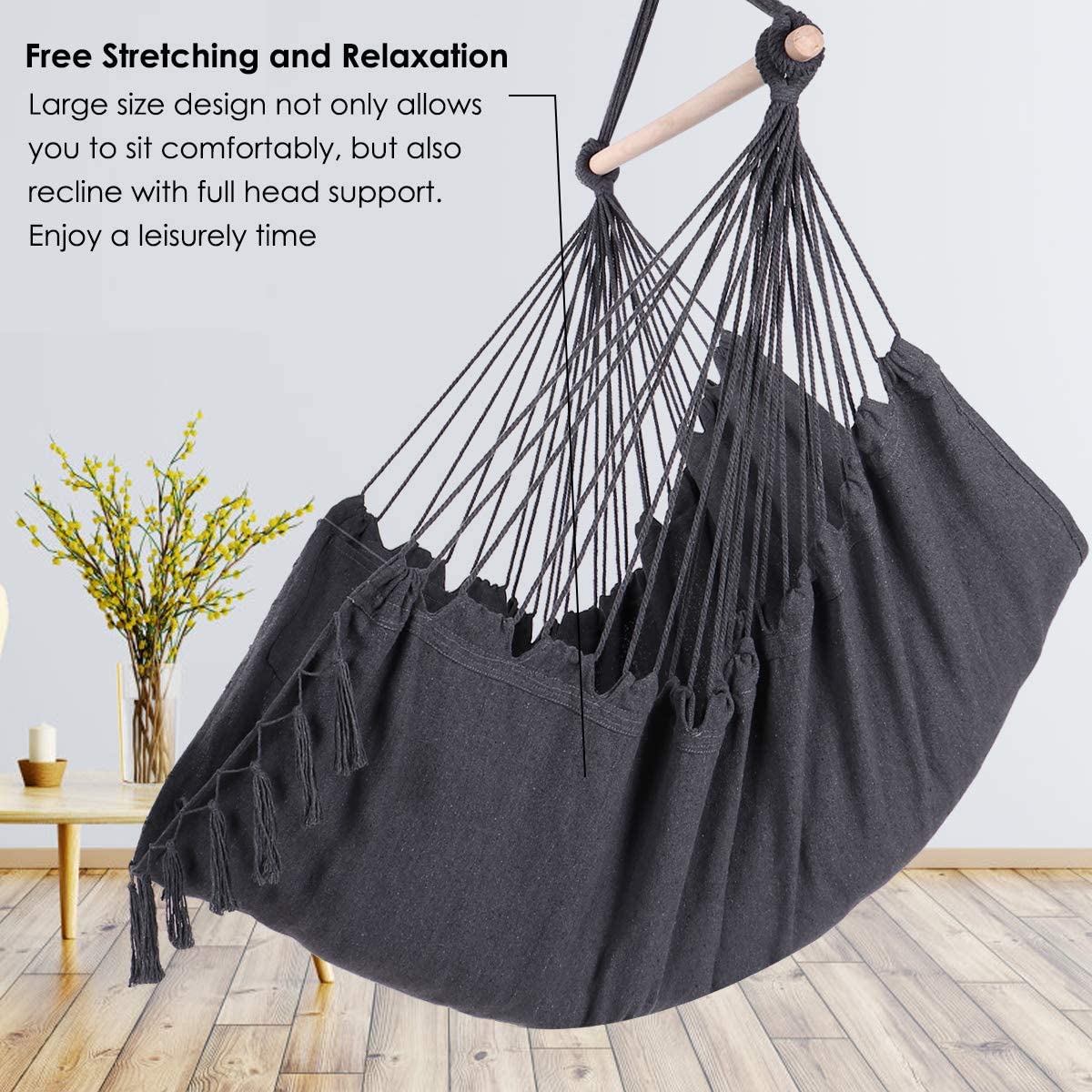 Max-330Lbs150KG-Hammock-Chair-Hanging-Rope-Swing-with-2-Cushions-Included-Large-Tassel-Hanging-Chair-1726402-4