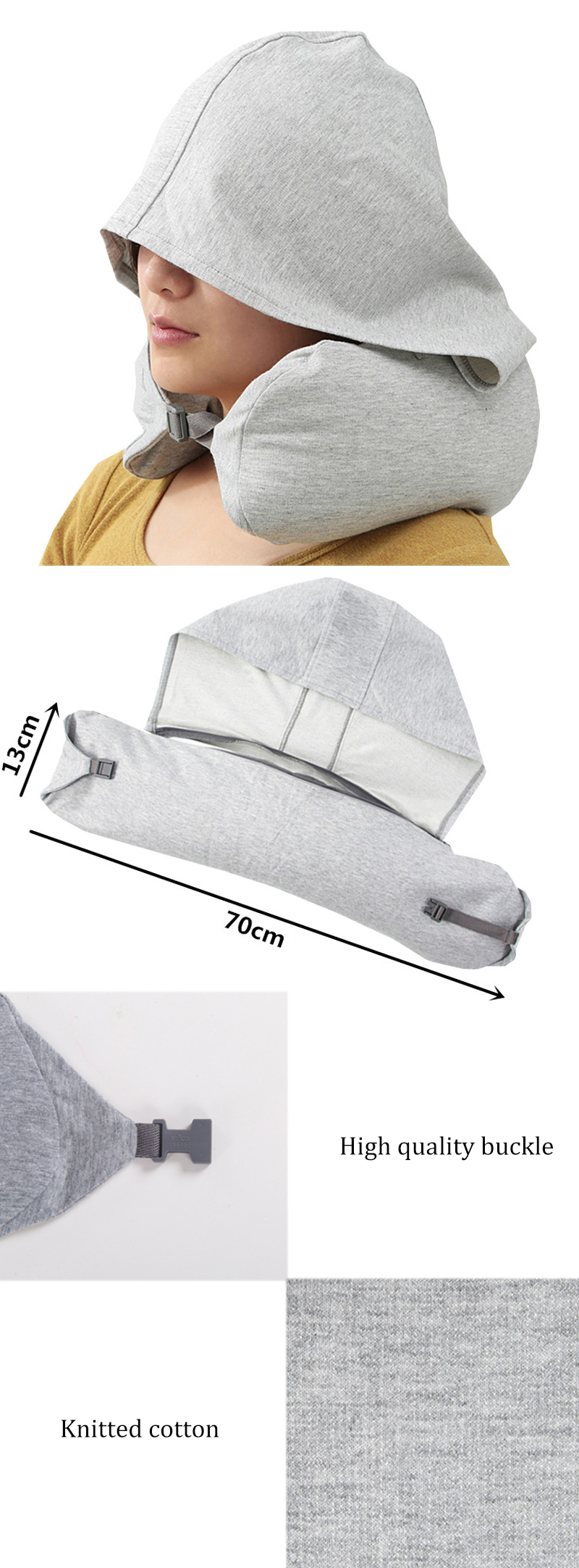 Multi-functional-U-shape-Pillow-Camping-Shading-Rest-Hat-Neck-Support-Pillow-Accessories-Supplies-1349860-1