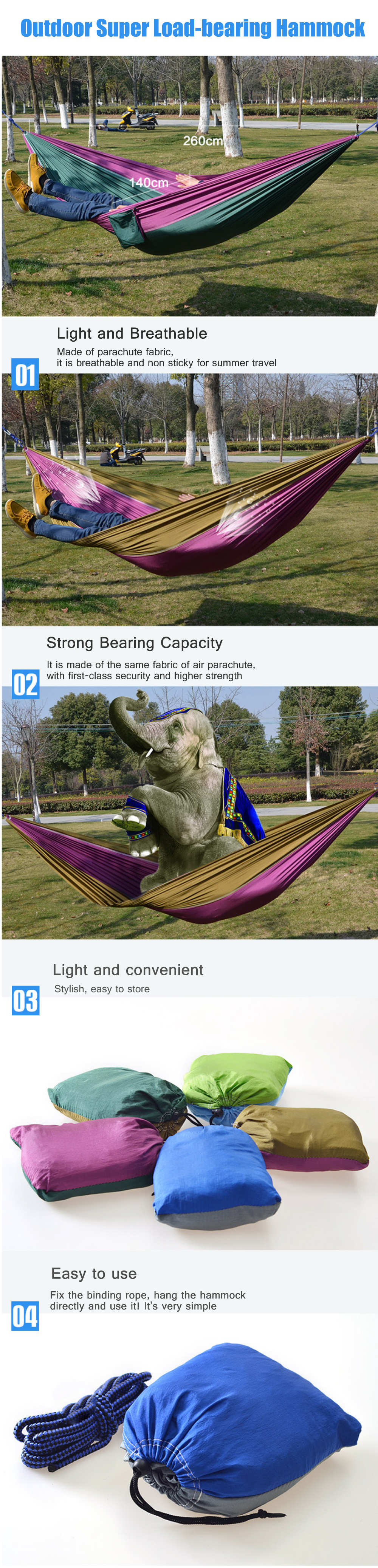 Outdoor-Camping-Hammock-Parachute-Cloth-Lightweight-Nylon-Portable-Hammock-For-1-2-People-260-x-140C-1702141-1