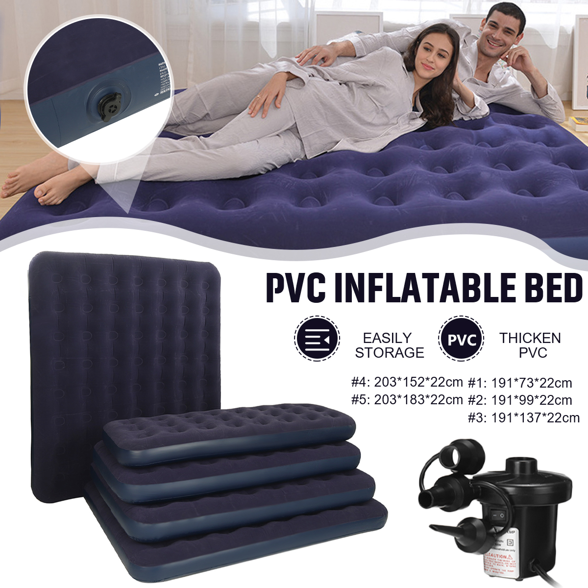 PVC-Inflatable-Bed-Inflatable-Mattress-Air-Mattress-Bed-Single-Double-Wide-Soft-Mattress-Comfortable-1842780-2