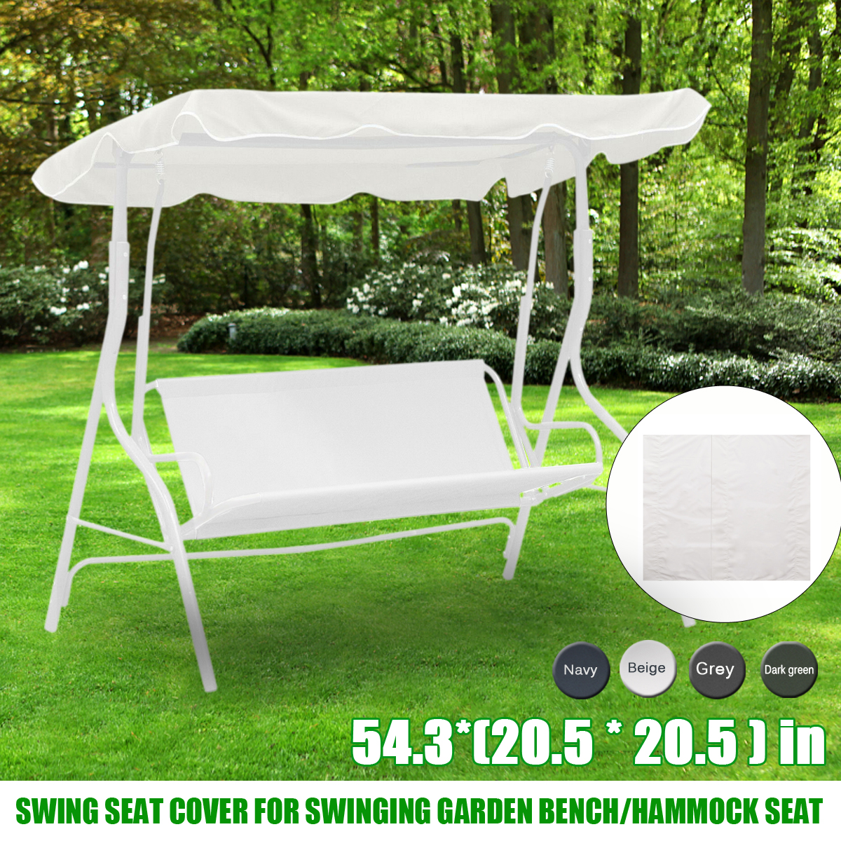 Polyester-3-People-Swing-Seat-Cover-Waterproof-UV-proof-Replacement-Chair-Cushion-Patio-Garden-1869551-1
