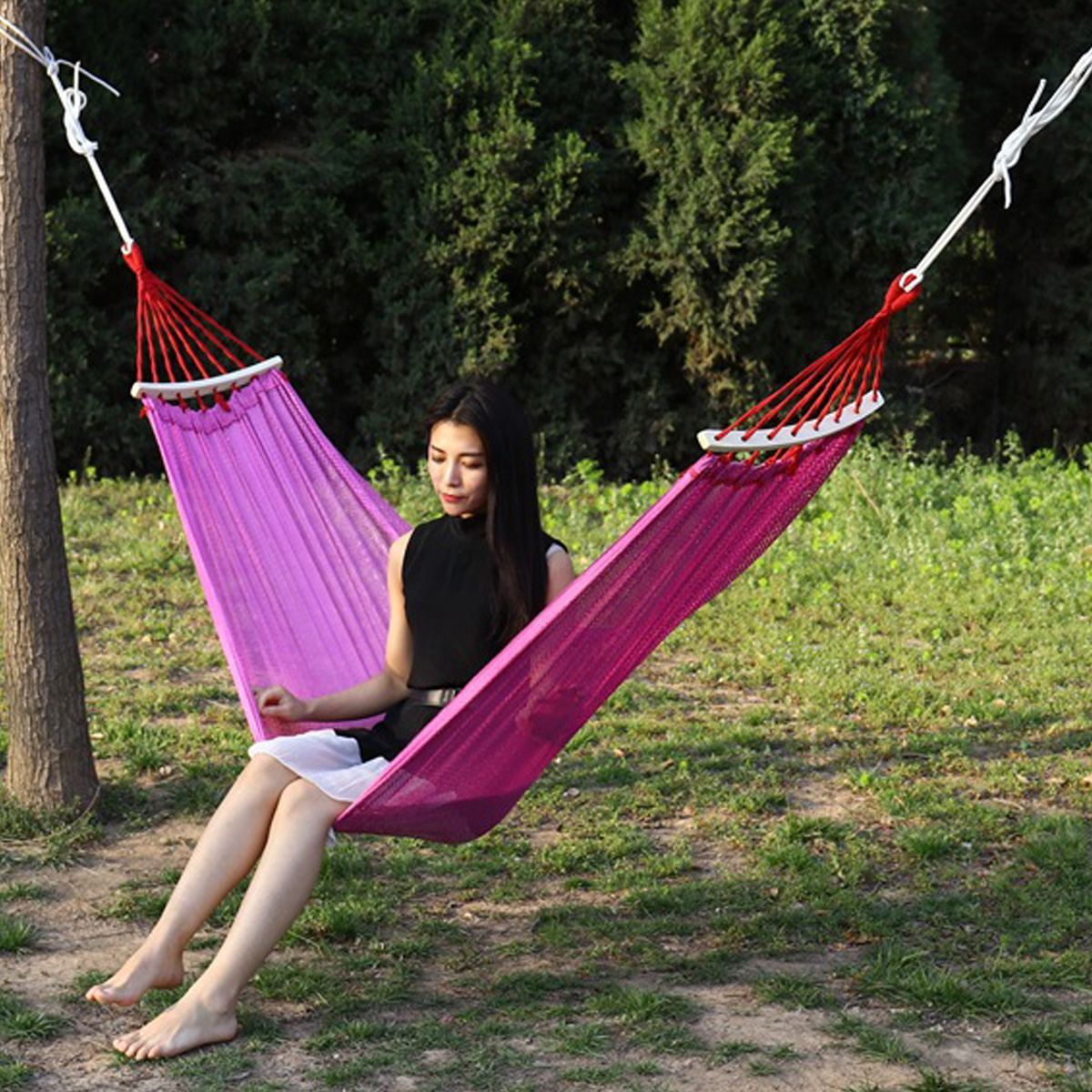 Portable-Hammocks-Single-People-Leisure-Sleeping-Hamaca-Hanging-Bed-Camping-Travel-1872332-9