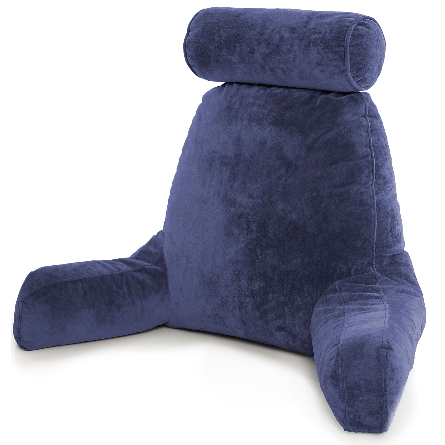Reading-Bed-Rest-Pillow-with-Arms-Memory-Foam-Detachable-Neck-Roll-Removable-Plush-Covers--Zipper-Sh-1806609-4