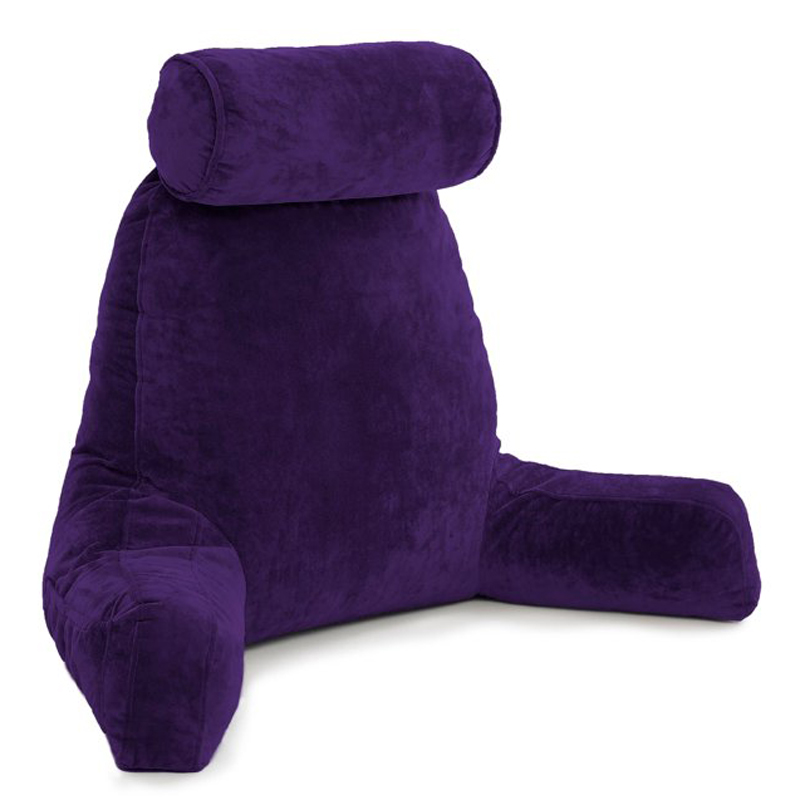 Reading-Bed-Rest-Pillow-with-Arms-Memory-Foam-Detachable-Neck-Roll-Removable-Plush-Covers--Zipper-Sh-1806609-6