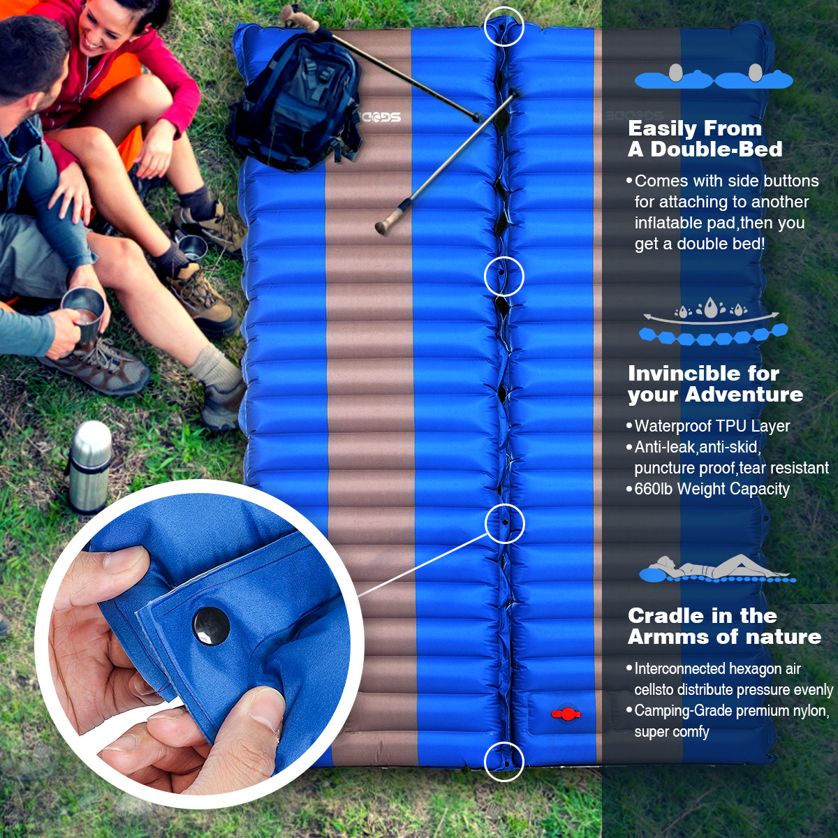 SGODDE-Inflating-Sleeping-Pad-Folding-Portable-Waterproof-Spliceable-Air-Mattress-Camping-Travel-Bea-1878547-2