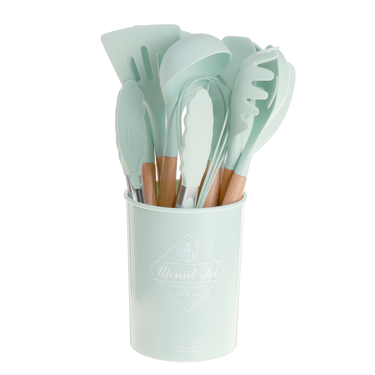 12-Pcs-Tableware-Set-Silicone-Wooden-Handle-Flatware-Spoon-Tongs-Whisk-Brush-with-Storage-Box-Outdoo-1812163-10