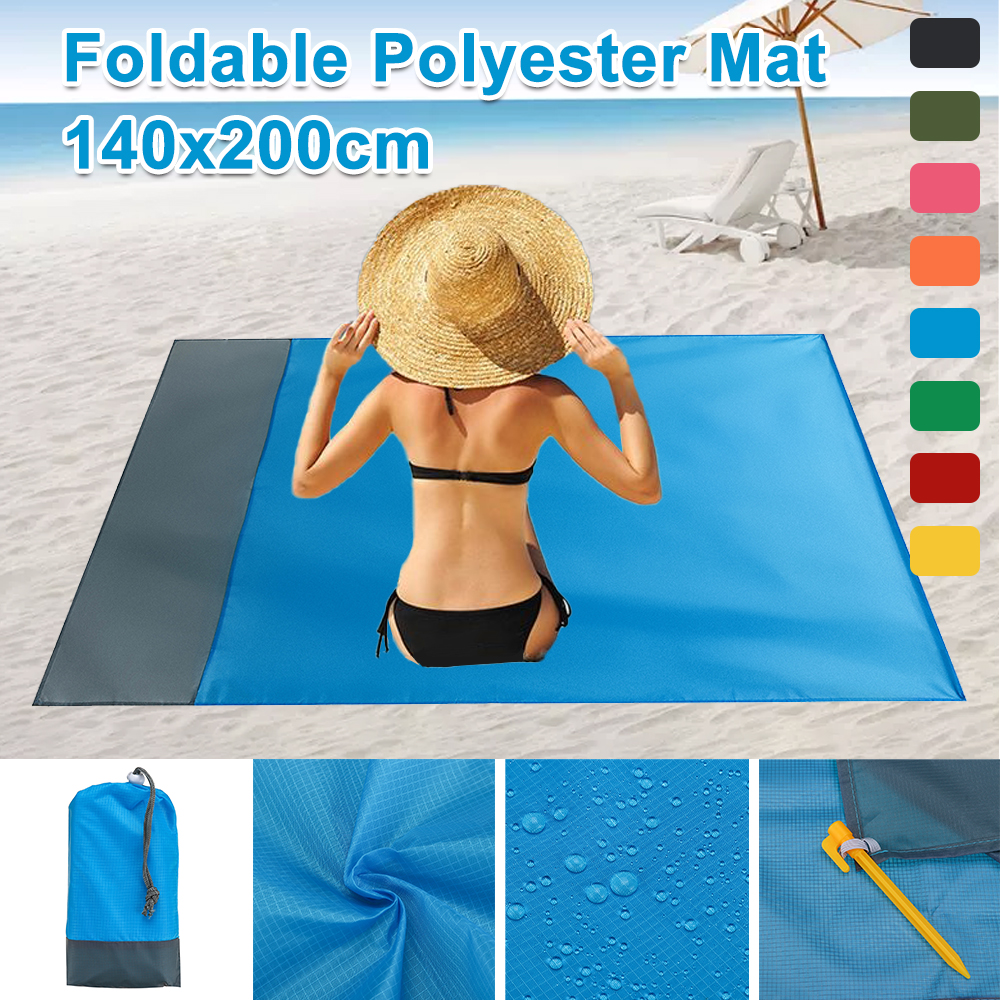 140x200cm-Folding-Beach-Mat-Picnic-Mat-Waterproof-Outdoor-Camping--Travel-Polyester-Mat-1780778-1