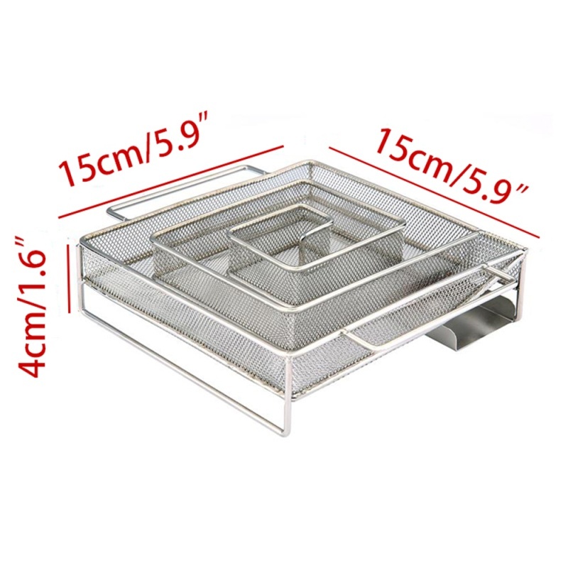 15x15x4cm-Stainless-Steel-BBQ-Grill-Camping-Picnic-Square-Cold-Smoke-Generator-Cooking-Stove-1657028-2