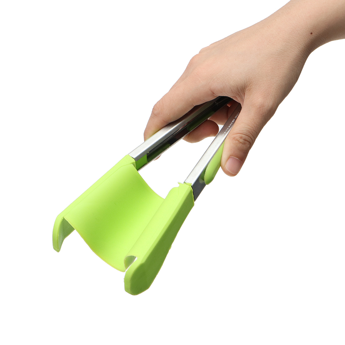 2-in-1--Non-stick-Clever-Tongs-Heat-Resistant-Silicone-Spatula-Cooking-Food-Clip-Camping-Picnic-BBQ-1329346-10