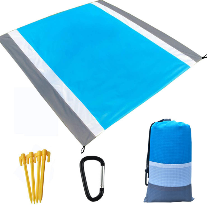 210x200cm-Waterproof-Beach-Blanket-4-6-Persons-Lightweight-Sand-Resistant-Beach-Mat-Picnic-Mat-with--1725671-2