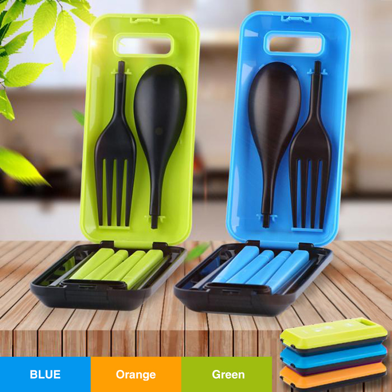 3-Pcs-ABS-Fork-Spoon-Chopstick-Folding-Tableware-Camping-Picnic-Travel-Portable-Chinese-Dinnerware-S-1527762-5