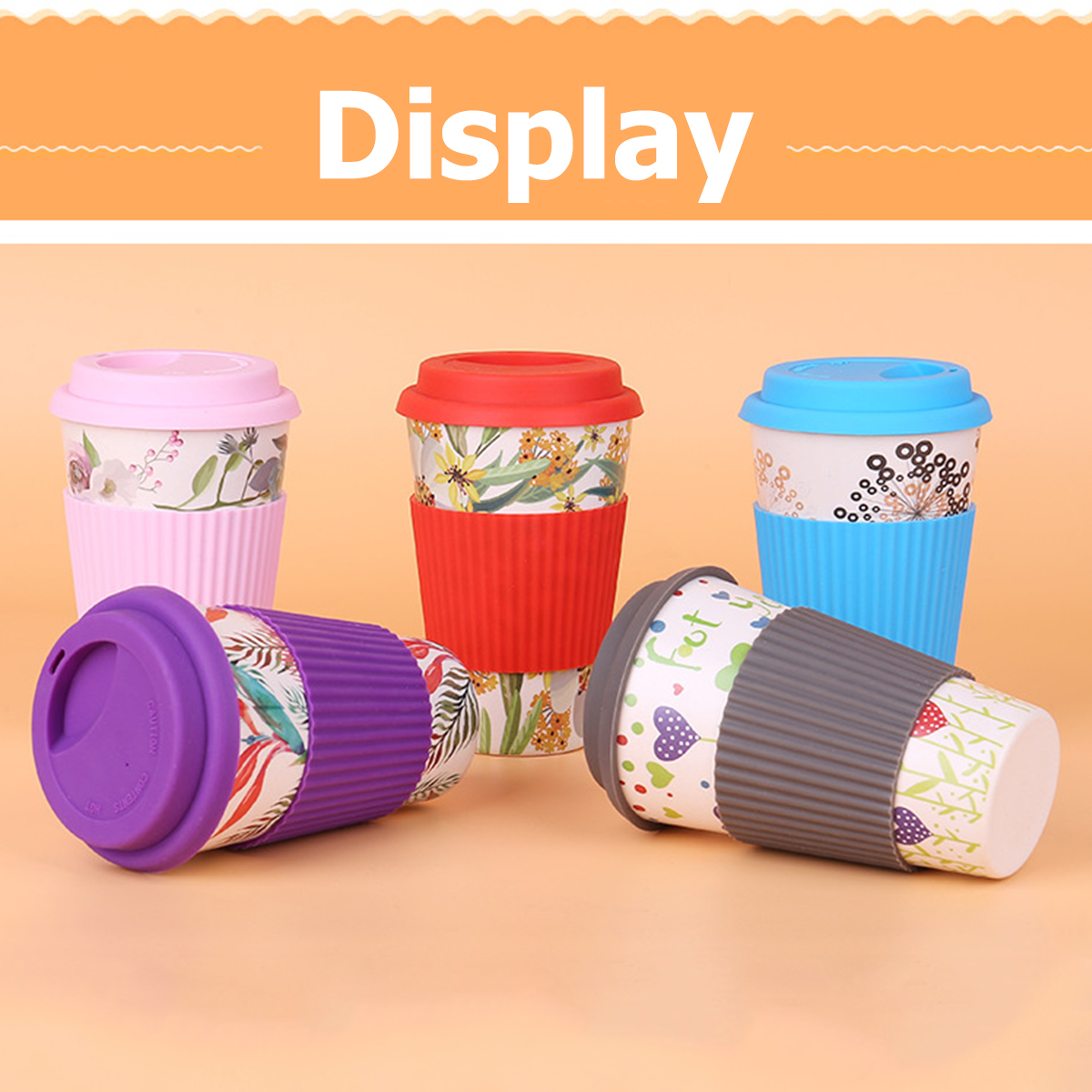 300-450ML-Portable-Travel-Reusable-Bamboo-Fiber-Coffee-Cup-Eco-Friendly-Water-Drinking-Mug-1414607-6