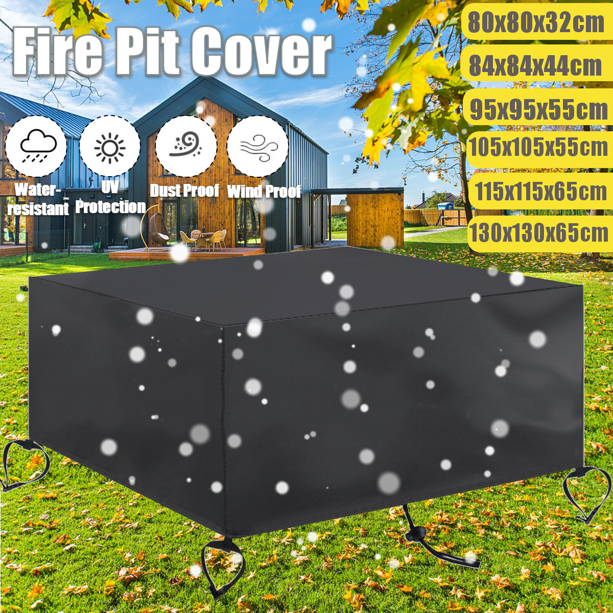 3050quot-Oxford-Cloth-Fire-Pit-Cover-Patio-Square-Table-Cover-Grill-BBQ-Gas-Waterproof-Anti-Crack-UV-1756722-2
