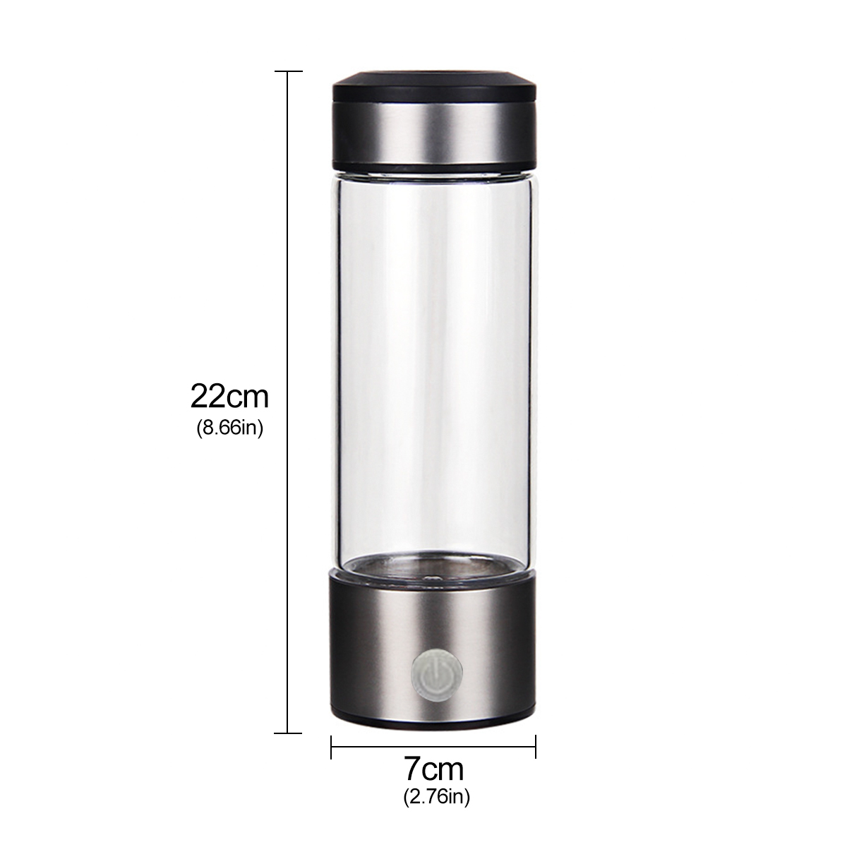 400ml-Water-Filter-Bottle-Hydrogen-Generator-Water-Cup-Reusable-Smart-3-Minutes-Electrolys-Water-Pur-1731189-2