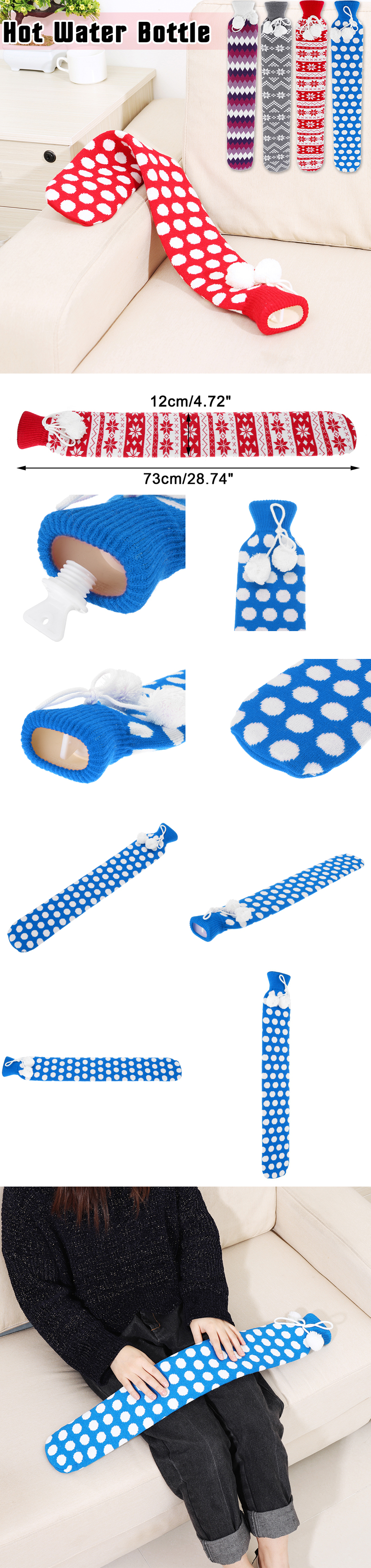 73cm-U-Shape-Hot-Water-Bottle-Bag-Neck-Warmer-Heater-With-With-Knitted-Cover-1422852-1