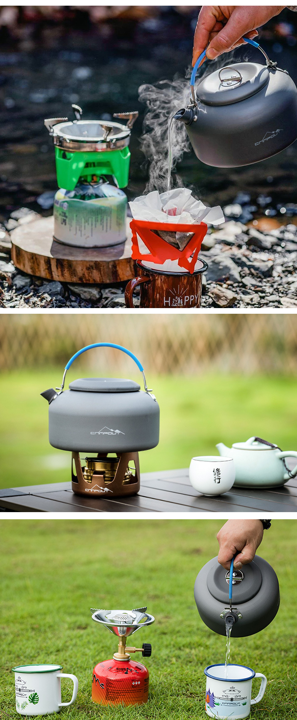 CAMPOUT-14L-Teapot-Portable-Kettle-Coffee-Water-Pot-Aluminum-Alloy-Camping-Picnic-Tableware-1816972-3