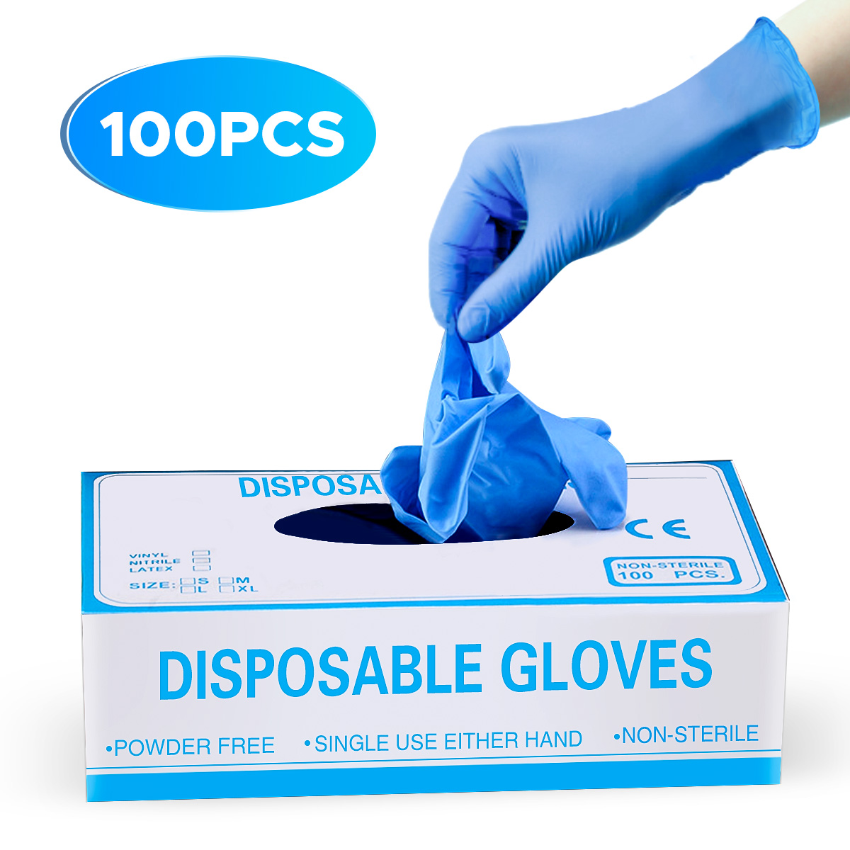 IPReereg-100-Pcs-Disposable-Camping-Picnic-PVC-Gloves-Prevent-Dust-Waterproof-Oil-proof-Anti-fouling-1661400-1