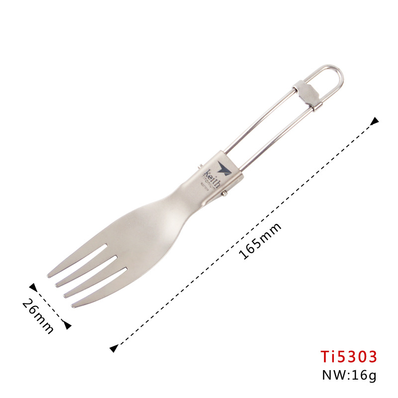 Keith-Ti5303-Titanium-Folding-Fork-Ultralight-Spork-Cutlery-Outdoor-Camping-Picnic-Tableware-1405604-2