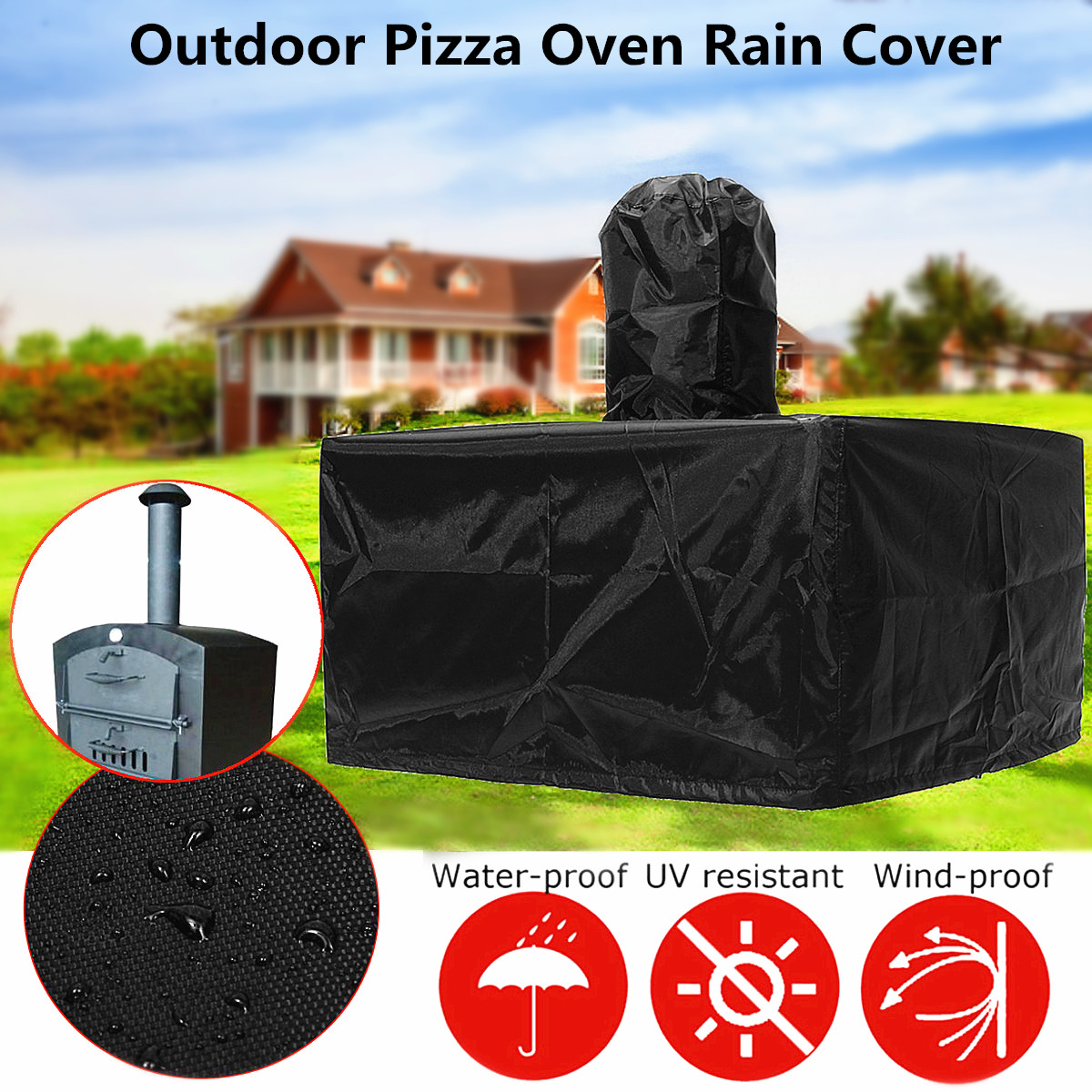 Outdoor-Pizza-Oven-Waterproof-Rain-Cover-BBQ-Charcoal-Fired-Bread-Oven-Smoker-Protector-1337984-1