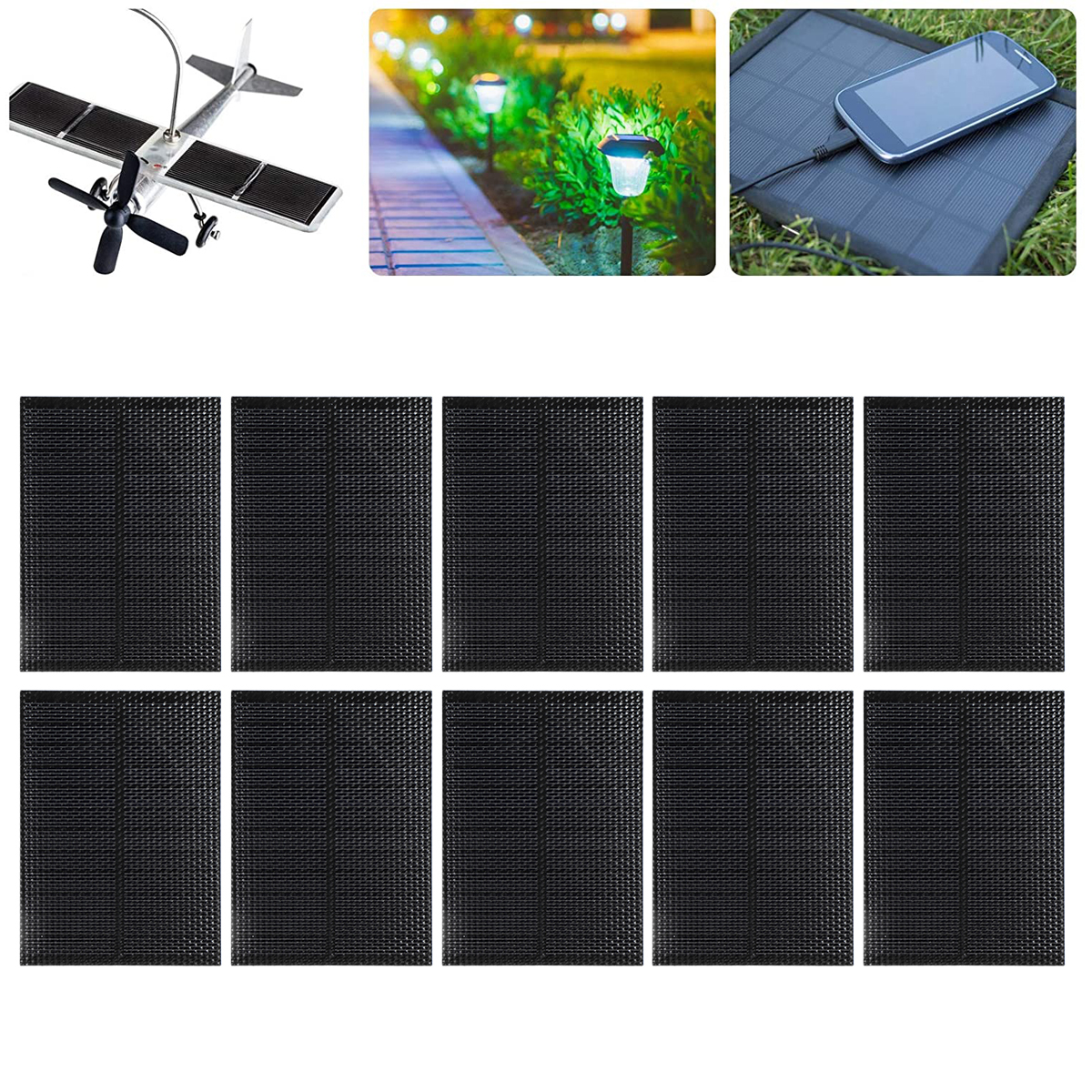 10-PCS-110times-80mm-ETFE-Mini-Solar-Cell-With-Bottom-Plate-Mono-Solar-Panel-Solar-Battery-Charger-S-1935844-11