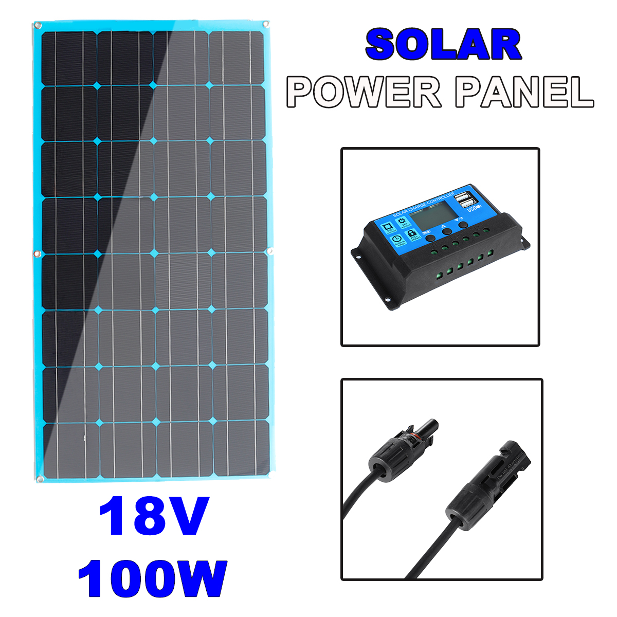100W-18V-Polycrystalline-Solar-Panel-USBDC-Dual-Output-Battery-Charger-Portable-Camping-Travel-1856138-3