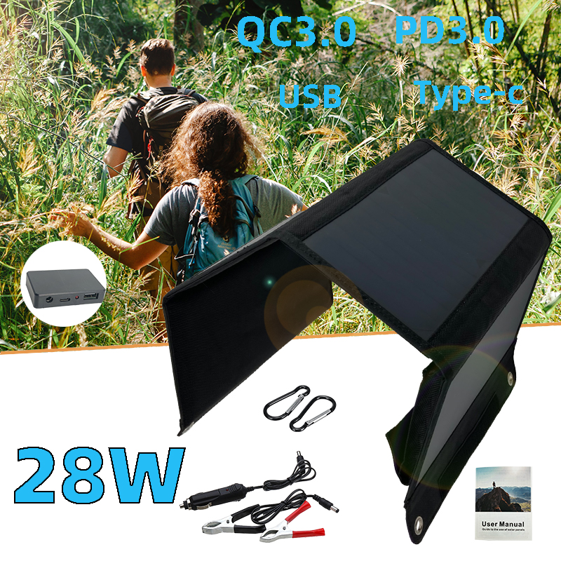 LEORY-28W-12V-Flodable-Solar-Panel-Sunpower-Cell-Panel-Solar-Charger-Generator-for-Smartphone-Tablet-1880494-1