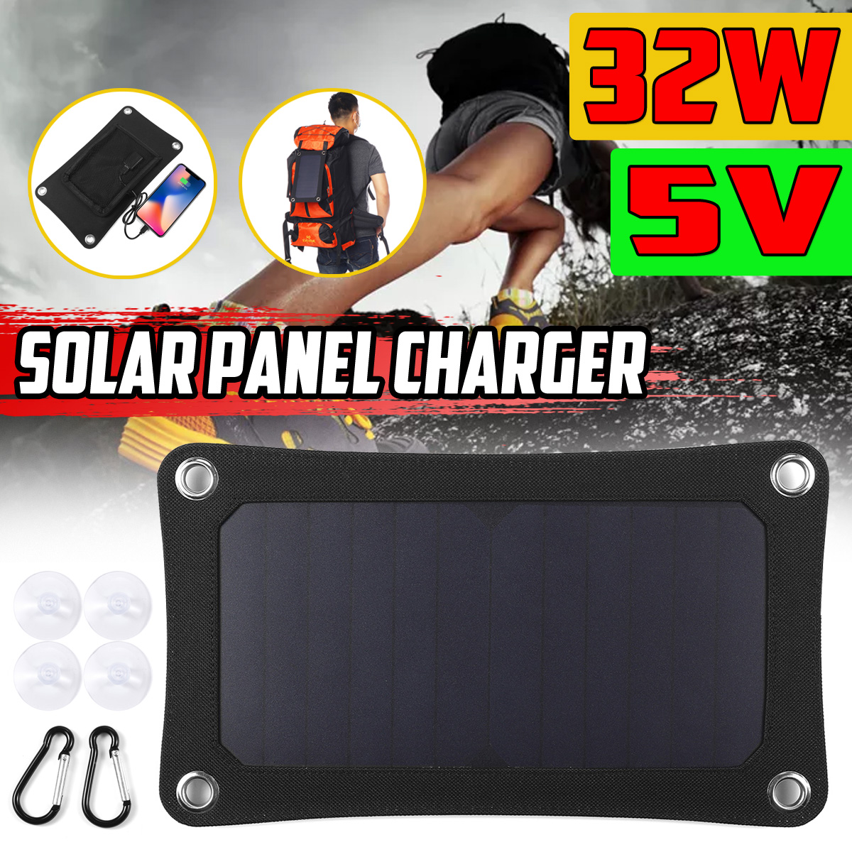 SUNPOWER-32W-5V-High-Efficiency-Solar-Panel-Charger-USB-Backpack-Solar-Power-Bank-for-Outdoor-Campin-1726253-1