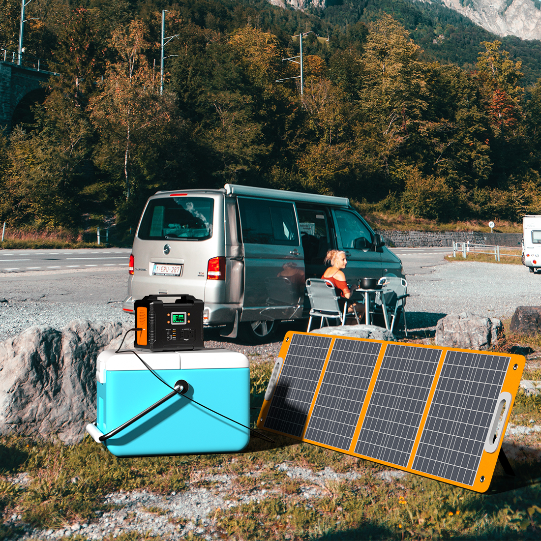 US-Direct-Flashfish-18V-100W-Foldable-Solar-Panel-Emergency-Solar-Charger-With-PD-Type-c-QC30-for-Ph-1926209-10