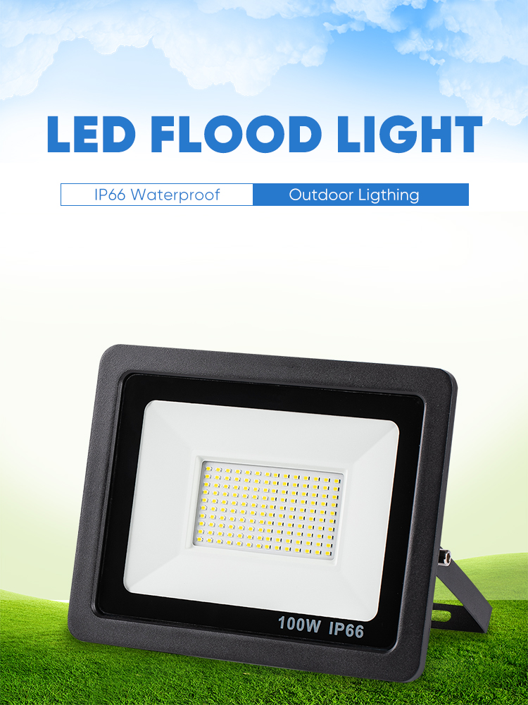 10203050100200W-3000K-Sensor-Flood-Lamp-IP66-Waterproof-Camping-Wall-Light-Garden-Patio-1872303-1