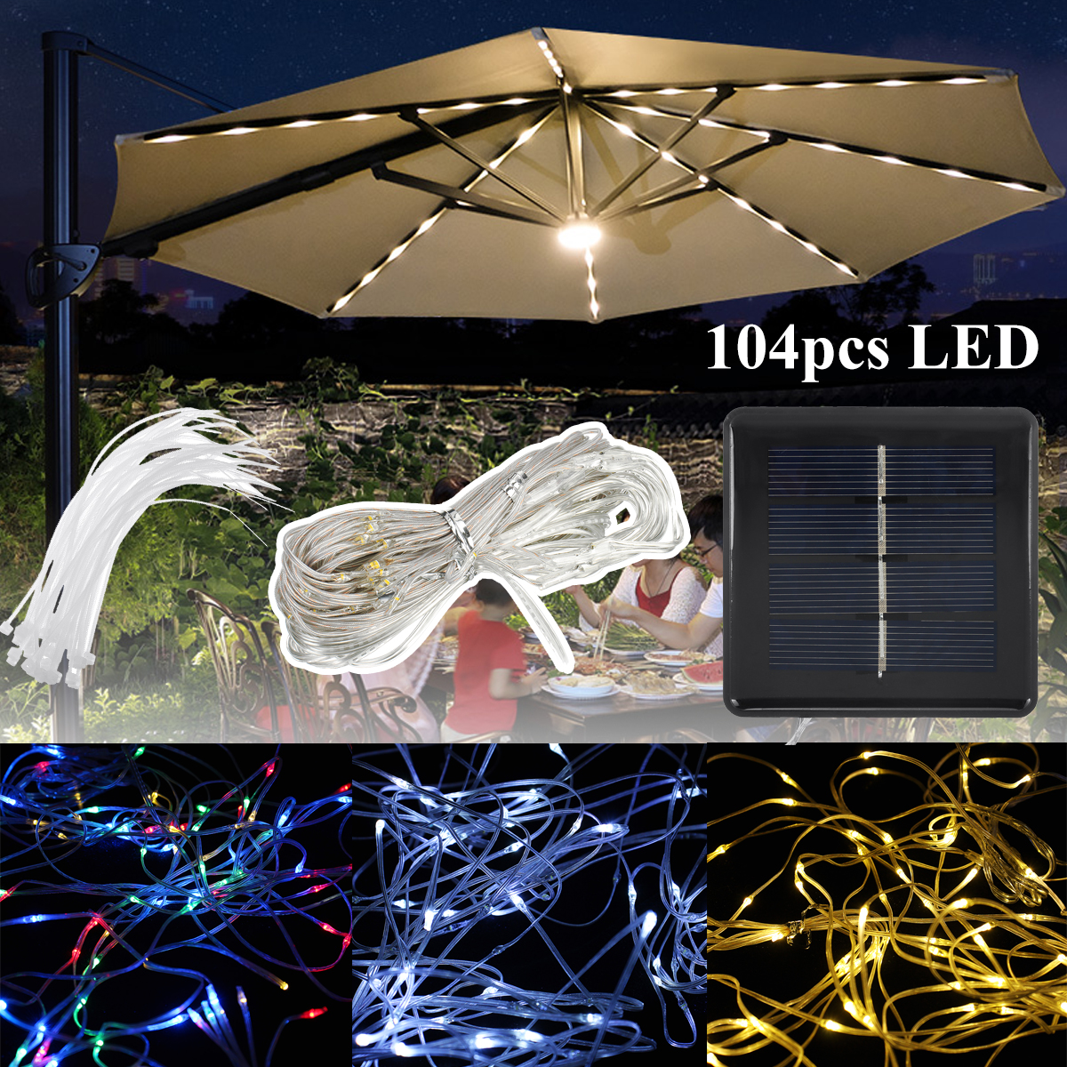 104PCS-LED-8-Mode-Solar-Charging-Solar-LED-String-Light-for-Sun-Umbrella-Garden-1880895-1