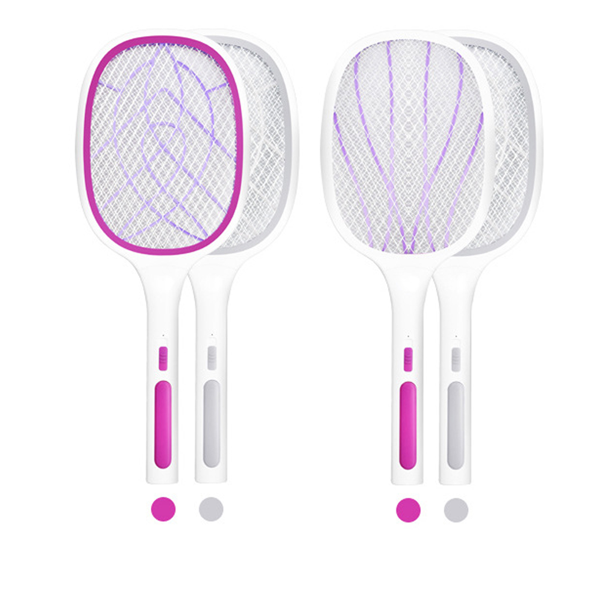 106LED-Electric-Flies-Mosquito-Swatter-3000V-Anti-Mosquito-Fly-Bug-Zapper-Racket-Rechargeable-Summer-1883413-12