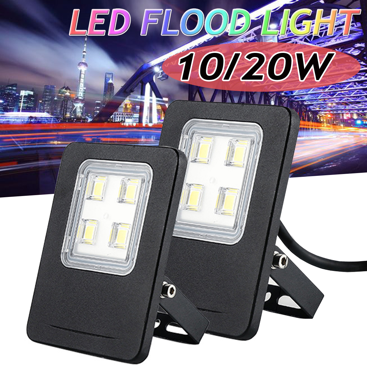 10W-20W-4LED-Flood-Light-IP67-Waterproof-Landscape-Lamp-Spotlight-Outdoor-Camping-Emergency-Lantern-1564065-1