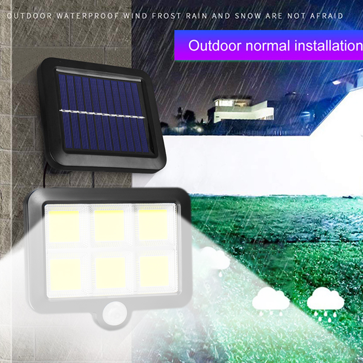 120-LED-COB-Camping-Light-Solar-Lamp-Waterproof-Sunlight-Wall-Lantern-Outdoor-Garden-Patio-1803199-5