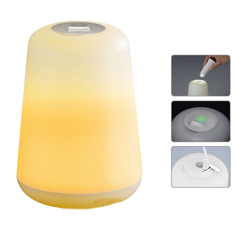 1W-USB-Night-Light-Bedside-Lantern-Plastic-60LM-Two-Modes-Camping-Lamp-Table-Desk-LED-1345746-1
