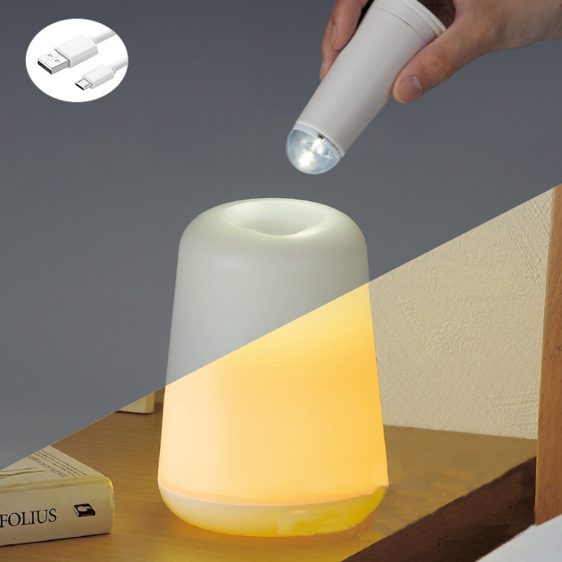 1W-USB-Night-Light-Bedside-Lantern-Plastic-60LM-Two-Modes-Camping-Lamp-Table-Desk-LED-1345746-5