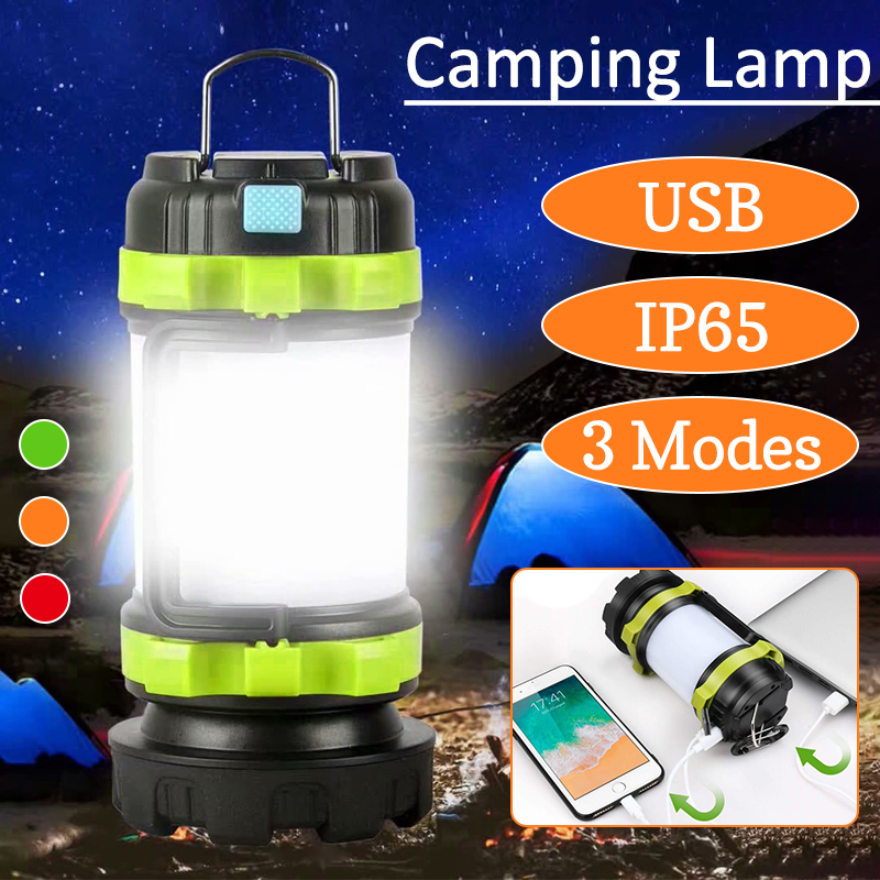 3000mAh-LED-Camping-Light-3-Modes-Flashlight-USB-Rechargeable-Outdoor-Emergency-Lamp-1613014-1