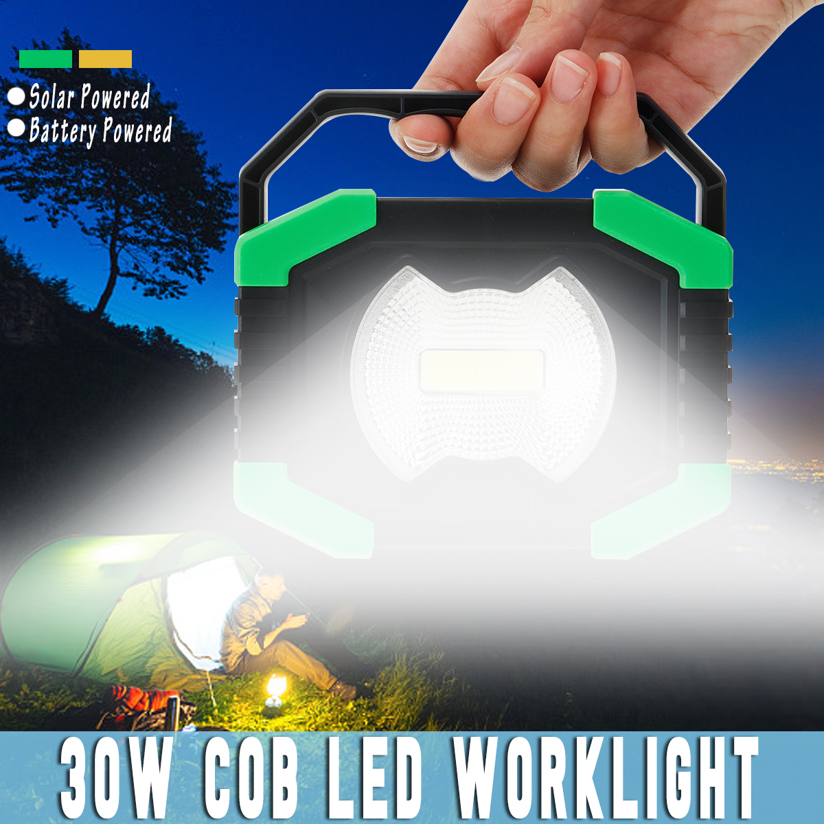 30W-COB-LED-USB-Solar-Work-Light-Spotlight-Waterproof-3-Modes-Flood-Lamp-Outdoor-Camping-Tent-Emerge-1462659-4