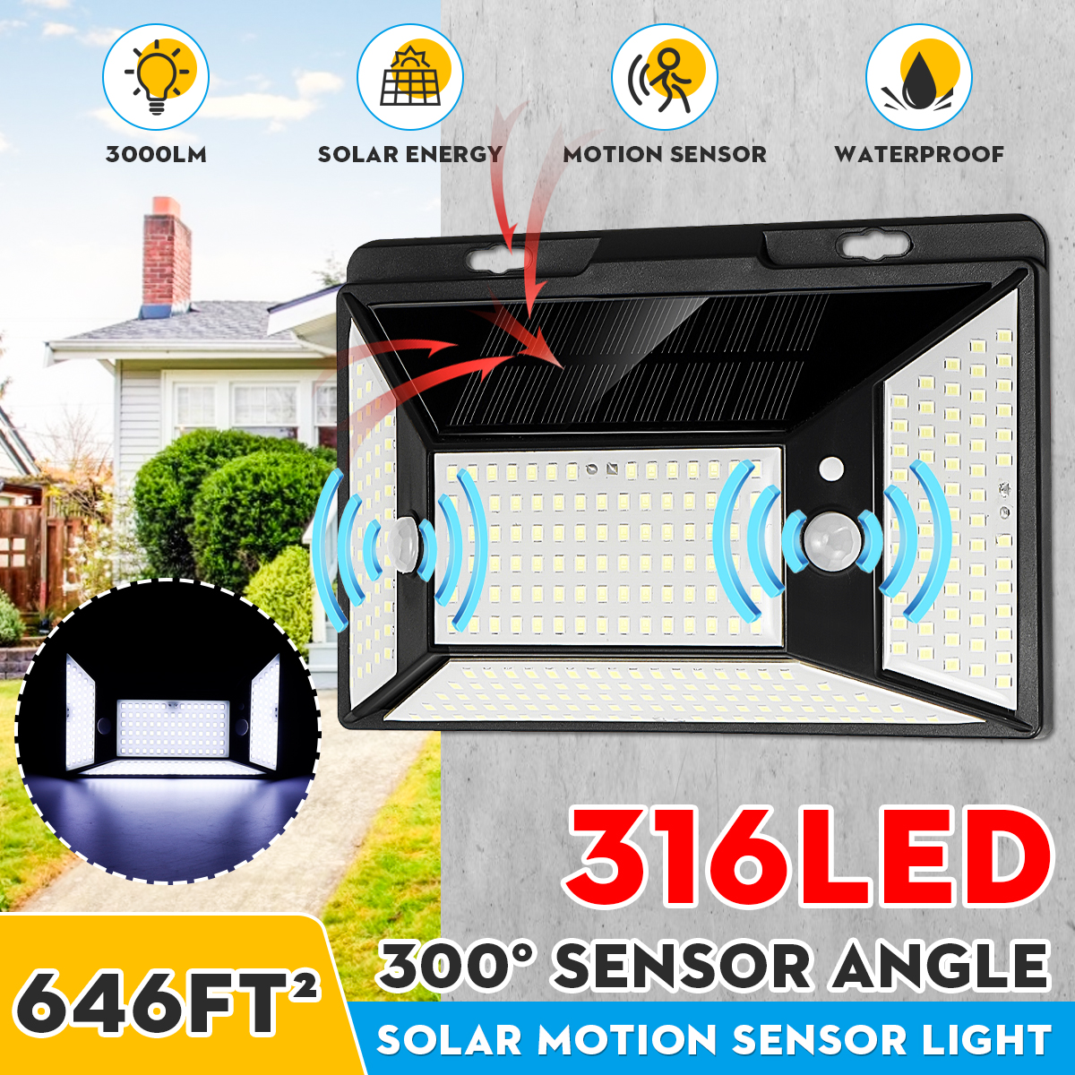316LED-Solar-Garden-Light-Motion-Sensor-Waterproof-Wall-Lamp-for-Garden-Patio-Outdoor-Light-1803150-1