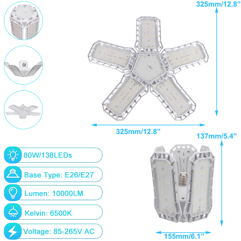 366080W-LED-Work-Light-Folding-Adjustable-Deformation-Lamp-Wall-Lamp-Outdoor-Garden-Patio-1873283-10