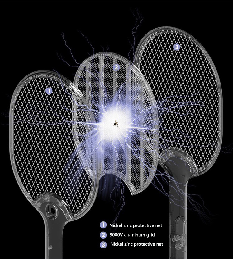 3PCS-Jordanjudy-3000V-Electric-Mosquito-Swatter-Portable-Insect-Repellent-Travel-Three-layer-Anti-el-1690220-8
