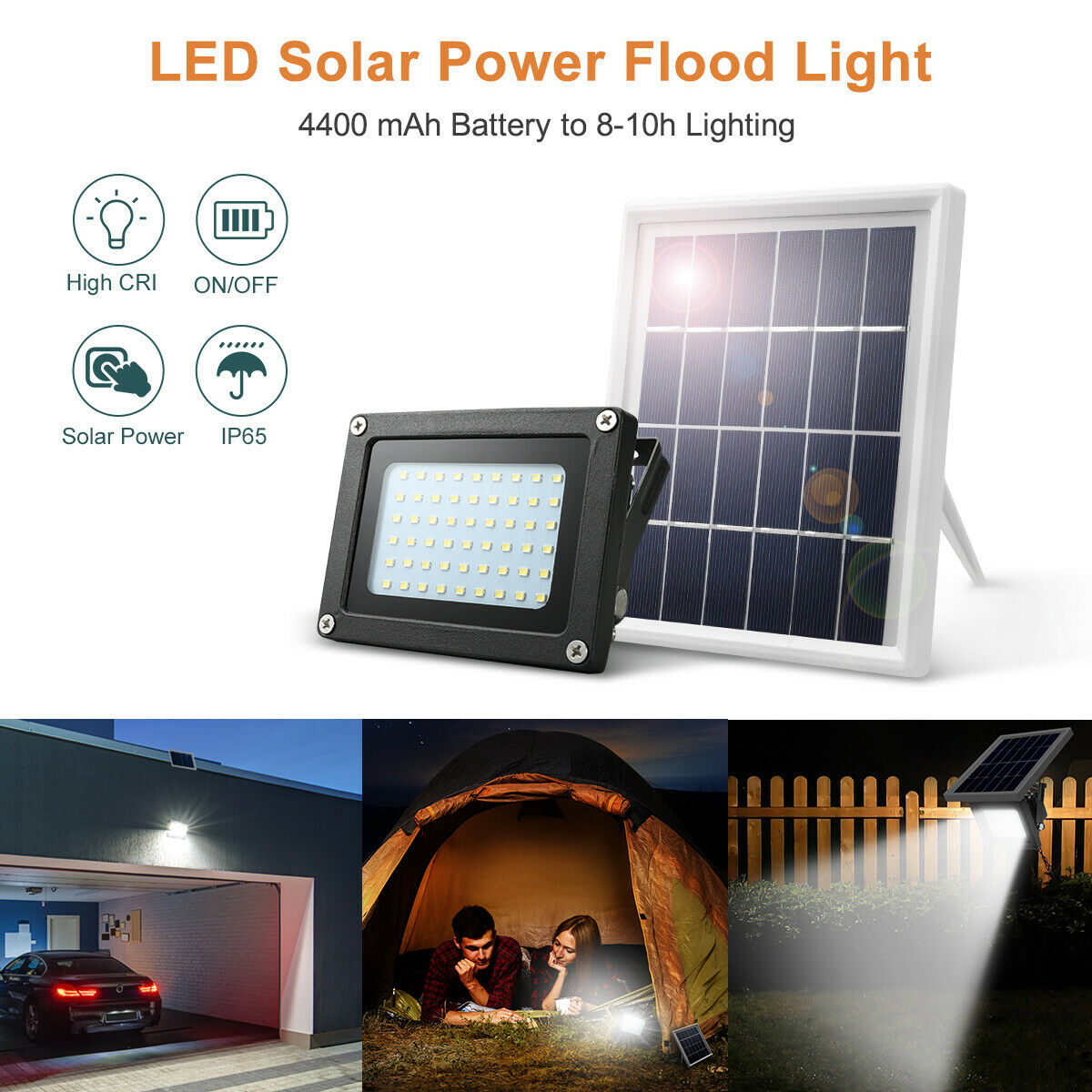 400LM-54-LED-Solar-Sensor-Flood-Light-Remote-Control-Outdoor-Security-Lamp-2200mAh-IP65-Waterproof-L-1637411-2