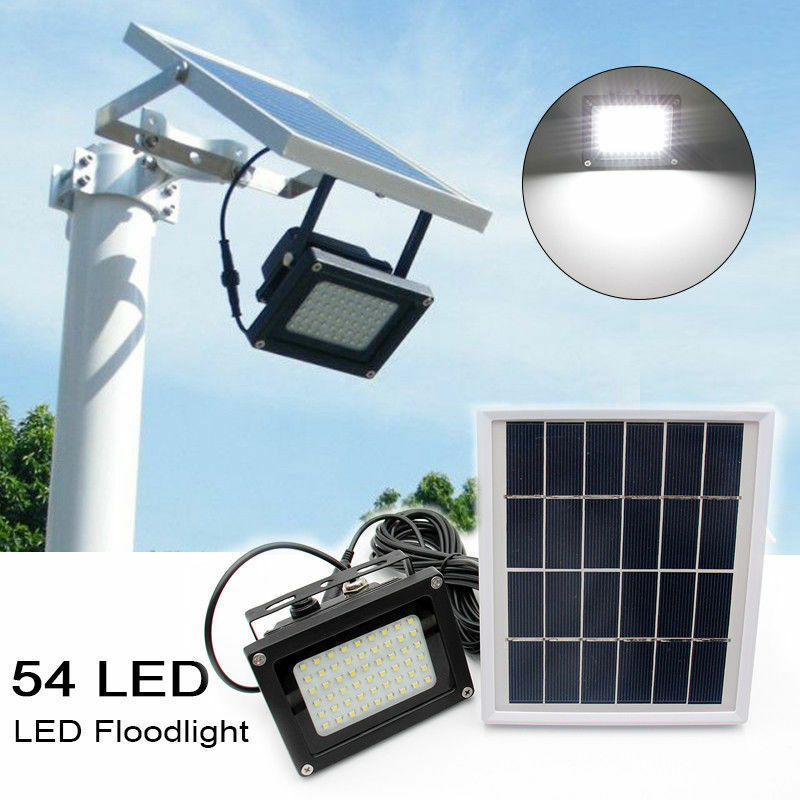 400LM-54-LED-Solar-Sensor-Flood-Light-Remote-Control-Outdoor-Security-Lamp-2200mAh-IP65-Waterproof-L-1637411-3