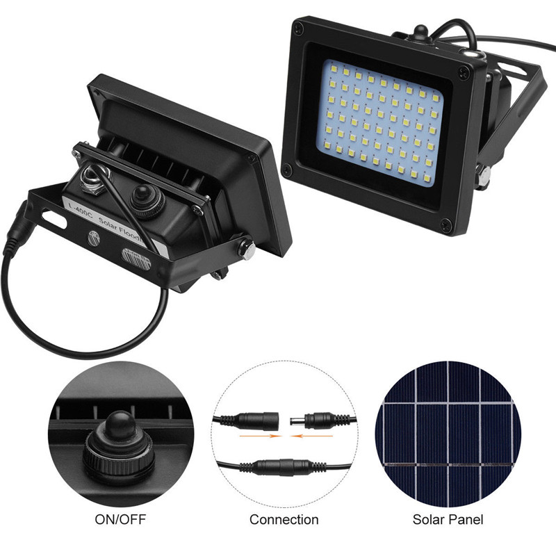 400LM-54-LED-Solar-Sensor-Flood-Light-Remote-Control-Outdoor-Security-Lamp-2200mAh-IP65-Waterproof-L-1637411-8