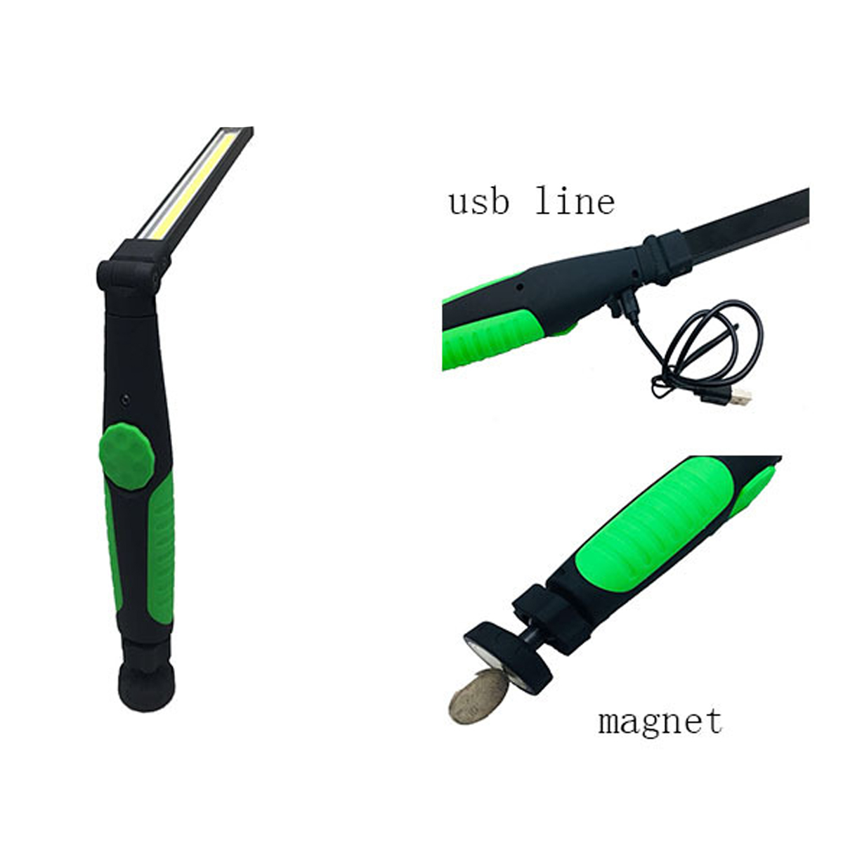 410-Lumens-Multifunction-COB-LED-Flashlight-Folding-Magnetic-Attraction-USB-Rechargeable-Working-Lig-1696699-4