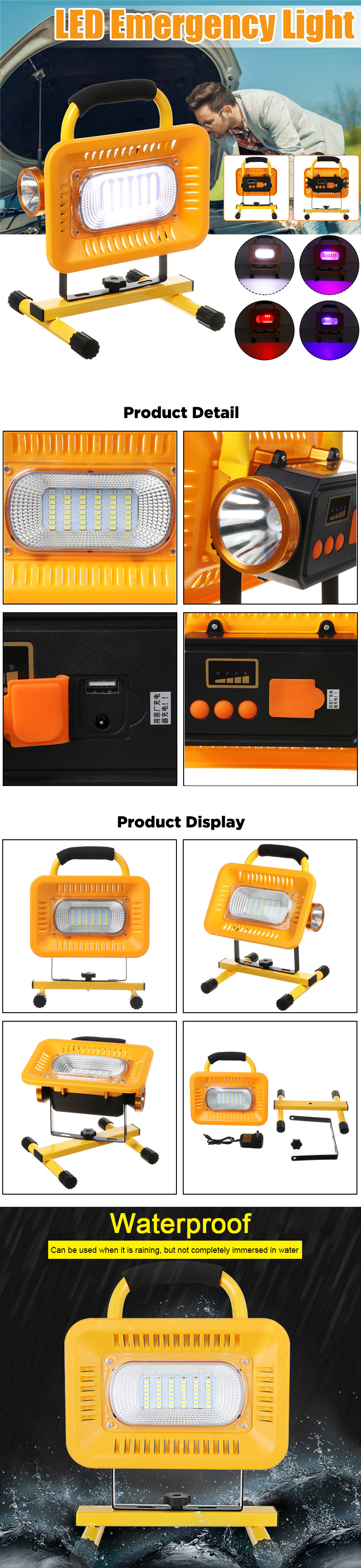 48-LED-Camping-Light-Waterproof-3-Modes-Work-Lamp-Power-Bank-Outdoor-Travel-1587765-1