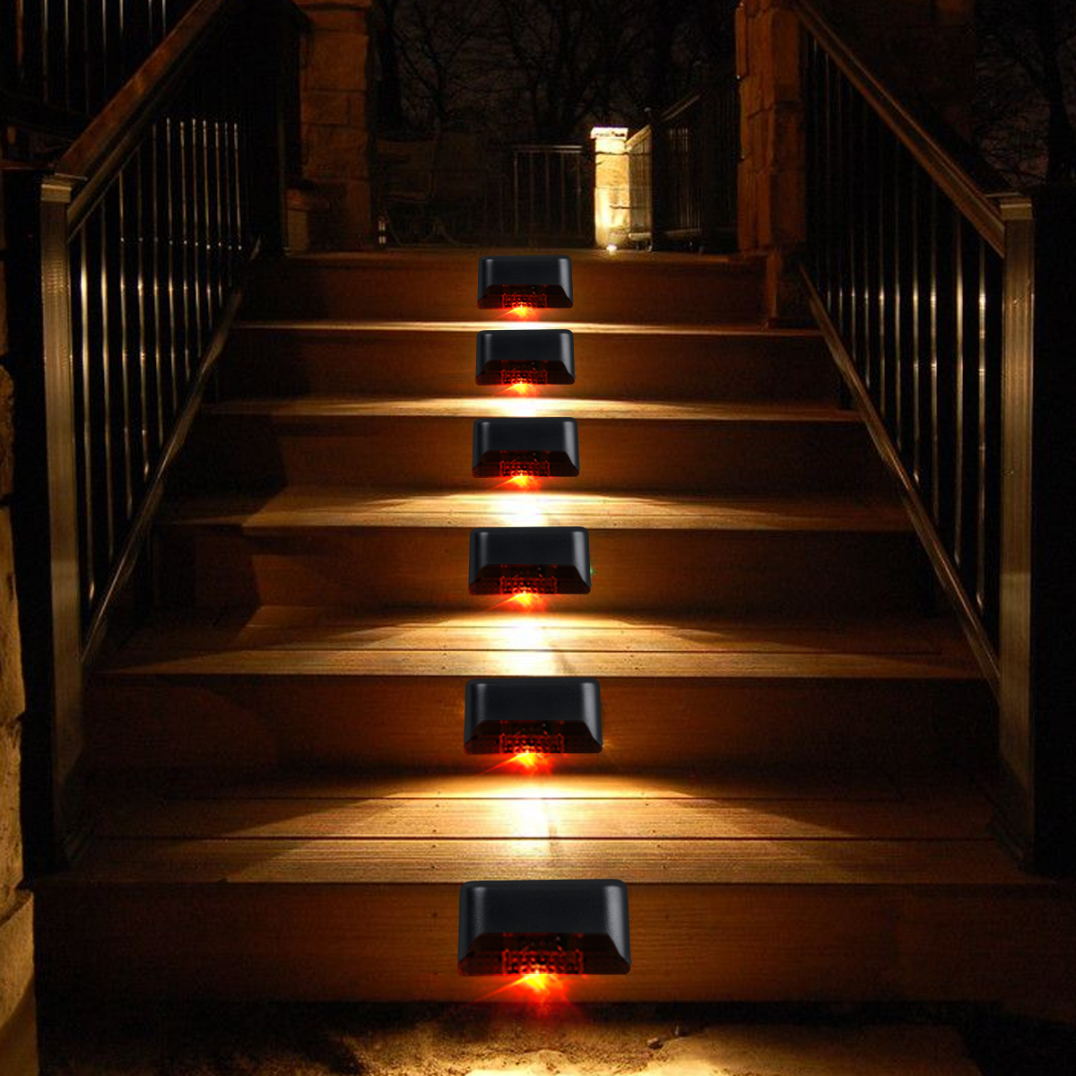 4PCS-Solar-LED-Deck-Lights-Outdoor-Waterproof-Garden-Pathway-Light-Stairs-Step-Fence-Lamp-1752620-14